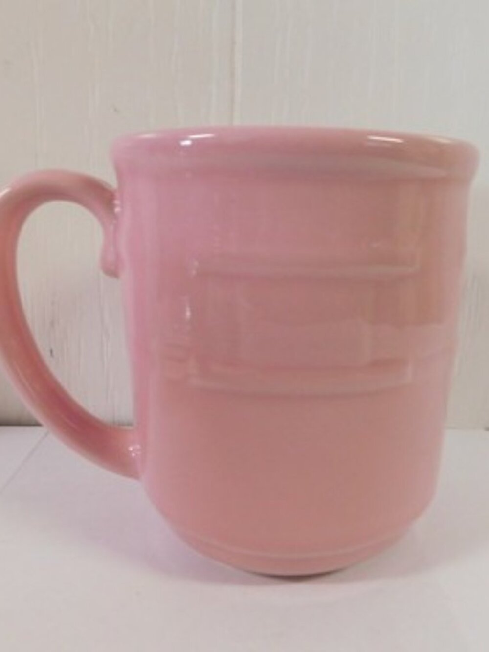 Longaberger Woven Traditions PINK Coffee Mug